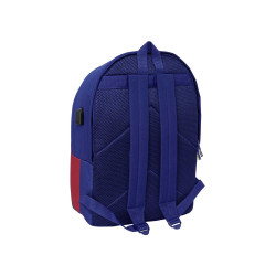 Mochila F.C.Barcelona Para Portátil 15.6" y USB, 31x18x44 cm