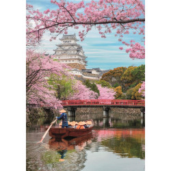Puzzle Clementoni Himeji Castle in Spring 1500 Piezas