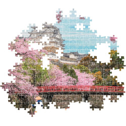 Puzzle Clementoni Himeji Castle in Spring 1500 Piezas