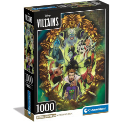 Puzzle Clementoni Disney Villanos de 1000 Piezas