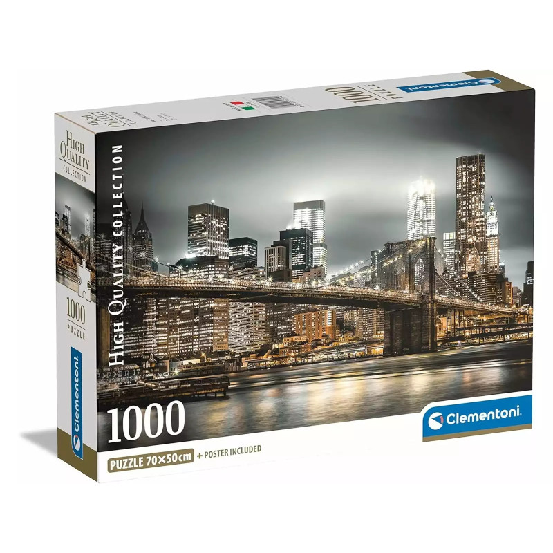 Puzzle 1000 New York Skyline de Clementoni