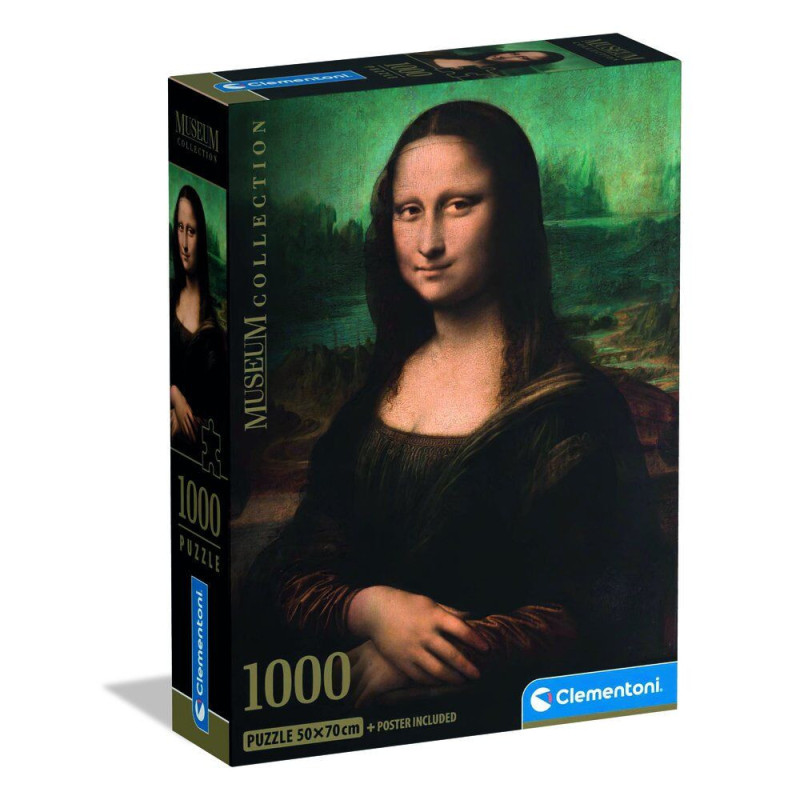 Puzzle Clementoni Mona Lisa Leonardo Museum 1000 piezas