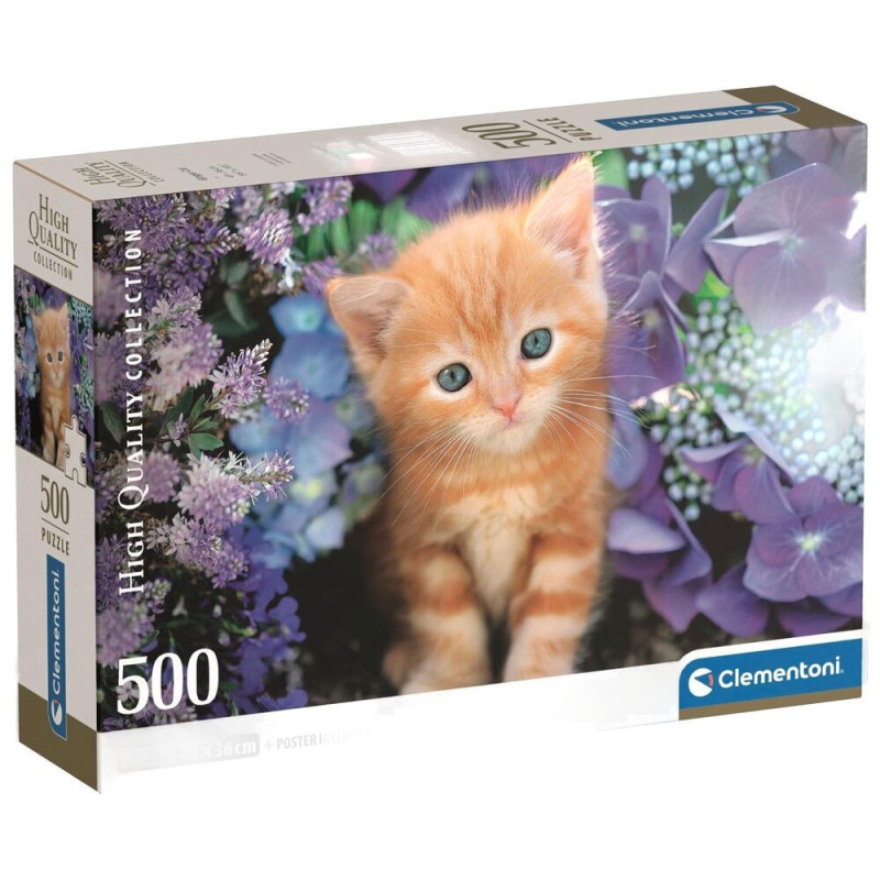 Puzzle Ginger Cat High Quality 500pzs
