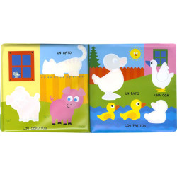 Libro de Plastico Los Animales, Mójame y Verás