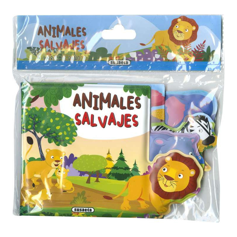 Libro de Plastico Animales Salvajes