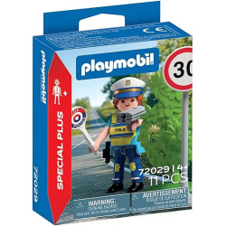 Playmobil Policía con Radar de Velocidad 72029