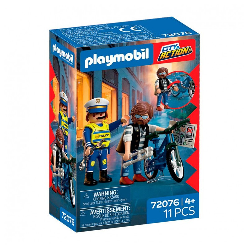 Playmobil City Action 72076 - Robo de Bicicleta