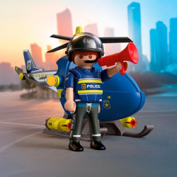 Helicóptero de Policía con Radar Playmobil 72080