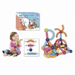 Juego Magnetico Infantil 84 Piezas