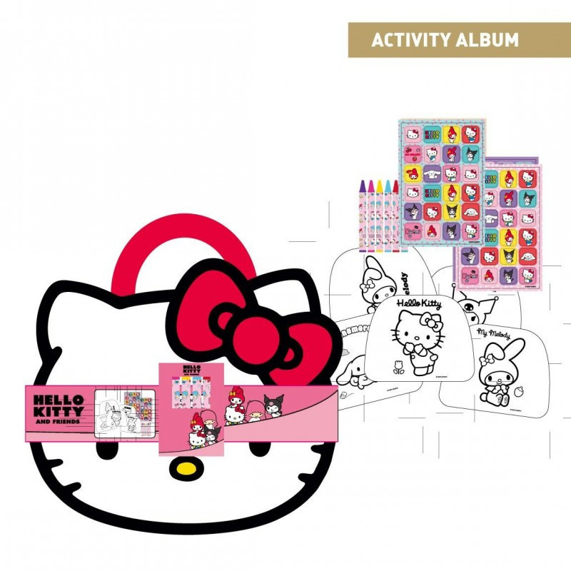 Album Actividades Coloreable Hello Kitty