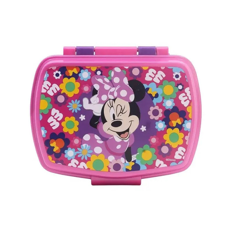 Fiambrera Rectangular Minnie Mouse