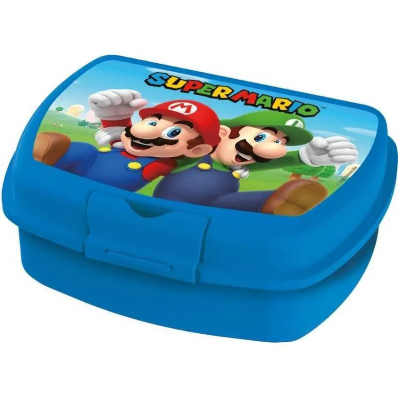 Fiambrera Rectangular Mario Bross