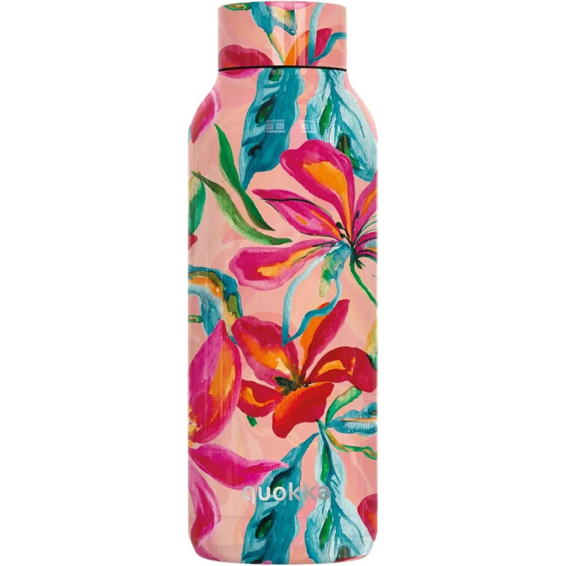 Botella Termica Quokka Solid Tropical Bloom 630ML