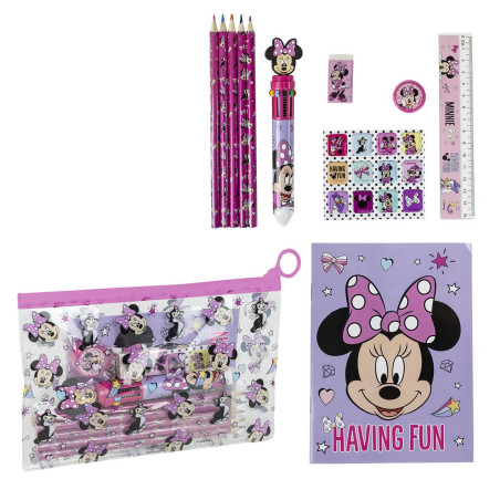 Set de Papeleria Escolar Minnie Mouse