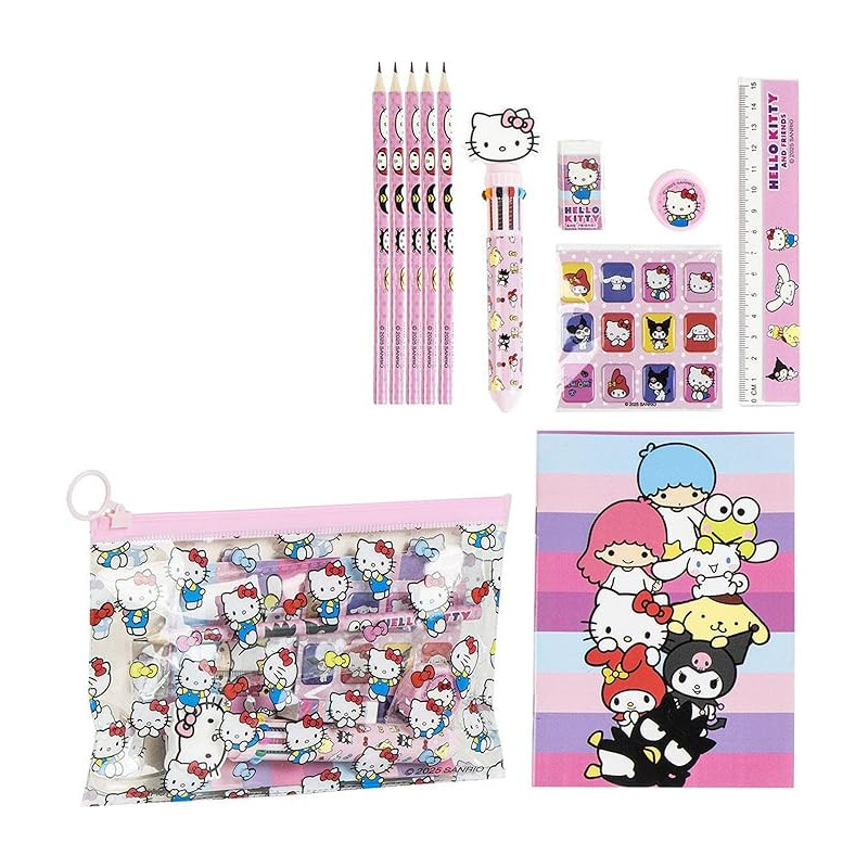 Set de Papeleria Escolar Hello Kitty