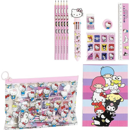 Set de Papeleria Escolar Hello Kitty