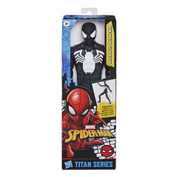 Figura Titan Series Black Suit Spiderman Articulada