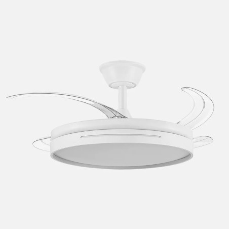 Ventilador DC 59w Micenas 4 Aspas Transp. 106d 6 Veloc. 6980lm 3 Colores C/remoto, Reg.intensidad, Memoria Y Temporiz.26
