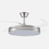 Ventilador DC 59w Micenas 4 Aspas Transp. 106d 6 Veloc. 6980lm 3 Colores C/remoto, Reg.intensidad, Memoria Y Temporiz.26