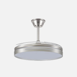 Ventilador DC 59w Micenas 4 Aspas Transp. 106d 6 Veloc. 6980lm 3 Colores C/remoto, Reg.intensidad, Memoria Y Temporiz.26