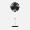 Ventilador De Pie Yamato 3vel 50w 3asp Fijo Y Rotatorio Regx41x41cm