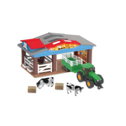 Granja con Tractor y Animales