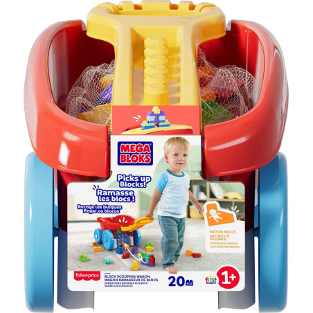 Vagon Para Recoger Bloques Fisher Price Mega