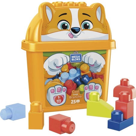 Cubo de Bloques Corgi Mega Blocks