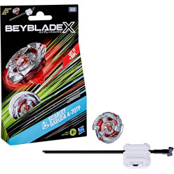 Beyblade X, Scarlet Garuda 4-70TP Bx, Kit Inicial con Top y Lanzador