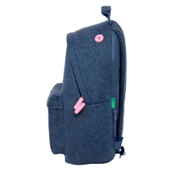 Mochila Para Portatil 14,1" Benetton "Denim" 31 x 41 x 16 cm