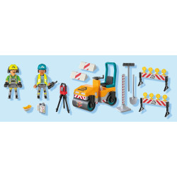 Construccion de Carreteras Actio Heroes Playmobil 71751