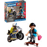 Persecución en Moto Playmobil 72079