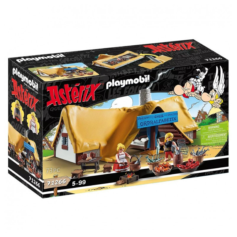Playmobil Axtérix La Cabaña de Ordenalfabetix 71266