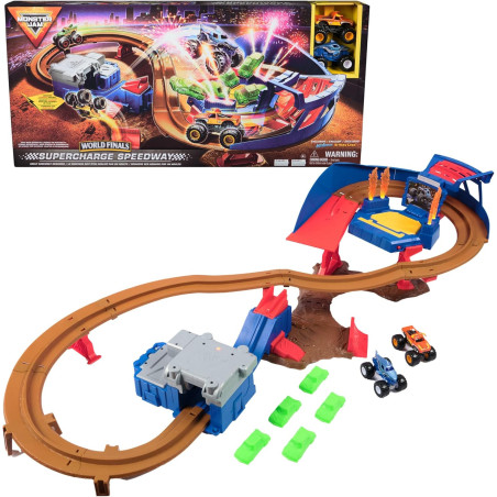Pista de Carreras Monster Jam Supercharge Speedway
