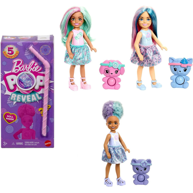 Barbie Pop Reveal Chelsea Serie Dulces