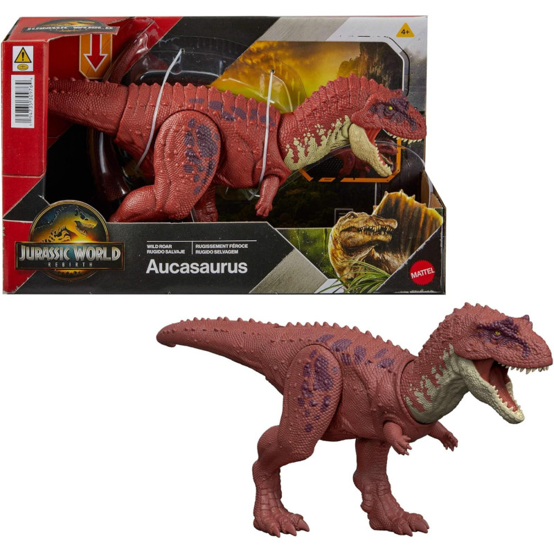 Figura Jurassic World Wild Roar Aucasaurio