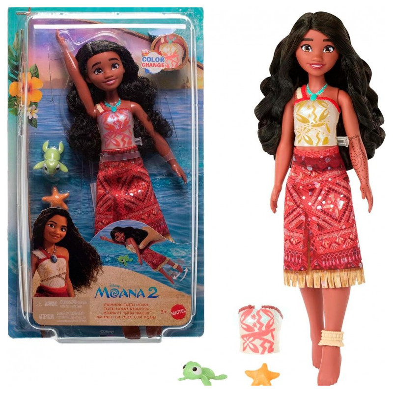 Muñeca Princesa Vaiana Nadadora