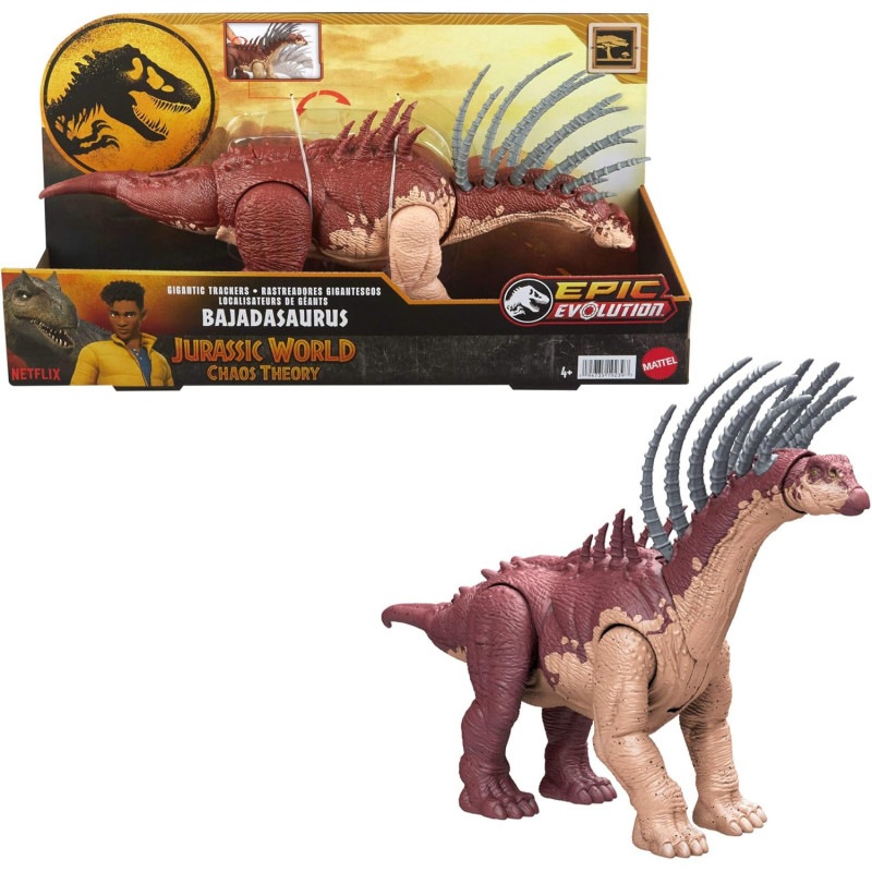 Mattel Jurassic World: Teoría del Dinocaos Netflix Bajadasaurus