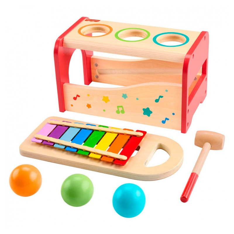 Fisher-Price Banco de Madera y Xilófono