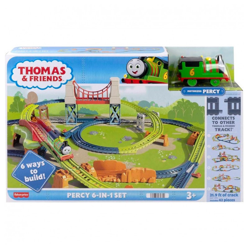 Set Pista Percy 6 en 1 Thomas y sus Amigos