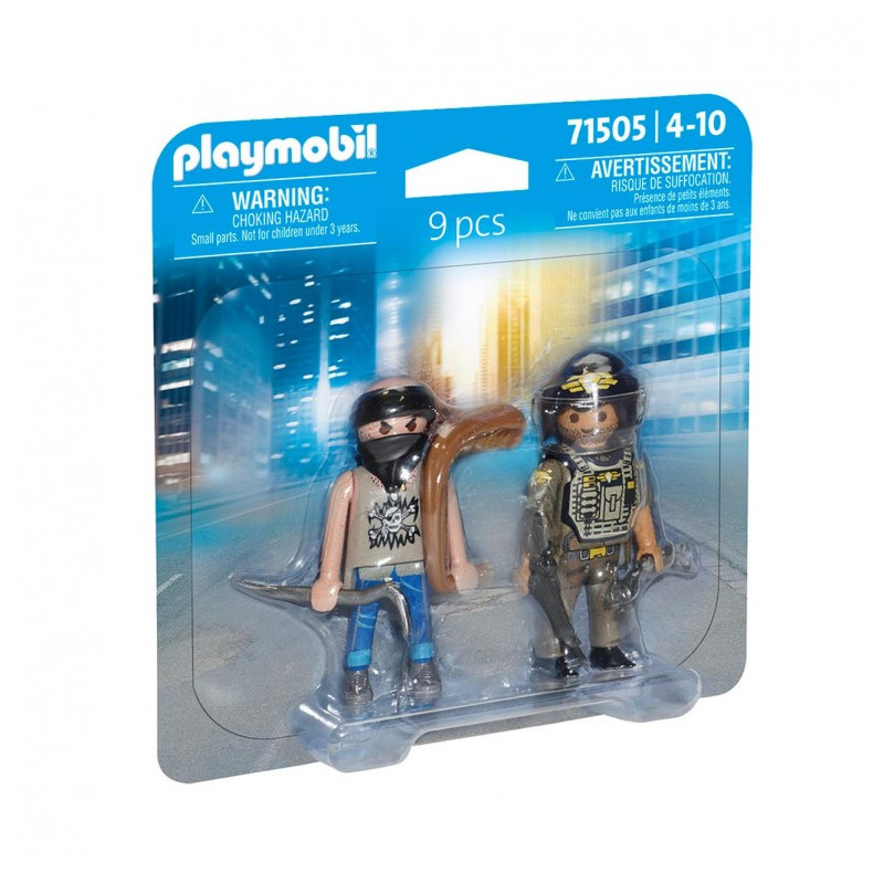Playmobil Duopack Policía con Ladrón 71505