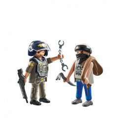 Playmobil Duopack Policía con Ladrón 71505