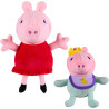 Peppa Pig con bebé - Pack de Dos Peluches