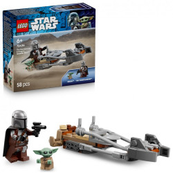 LEGO Star Wars Moto Speeder del Mandaloriano y Grogu - 75436