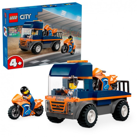 LEGO City Camión de Transporte de Motos Juguete 60491