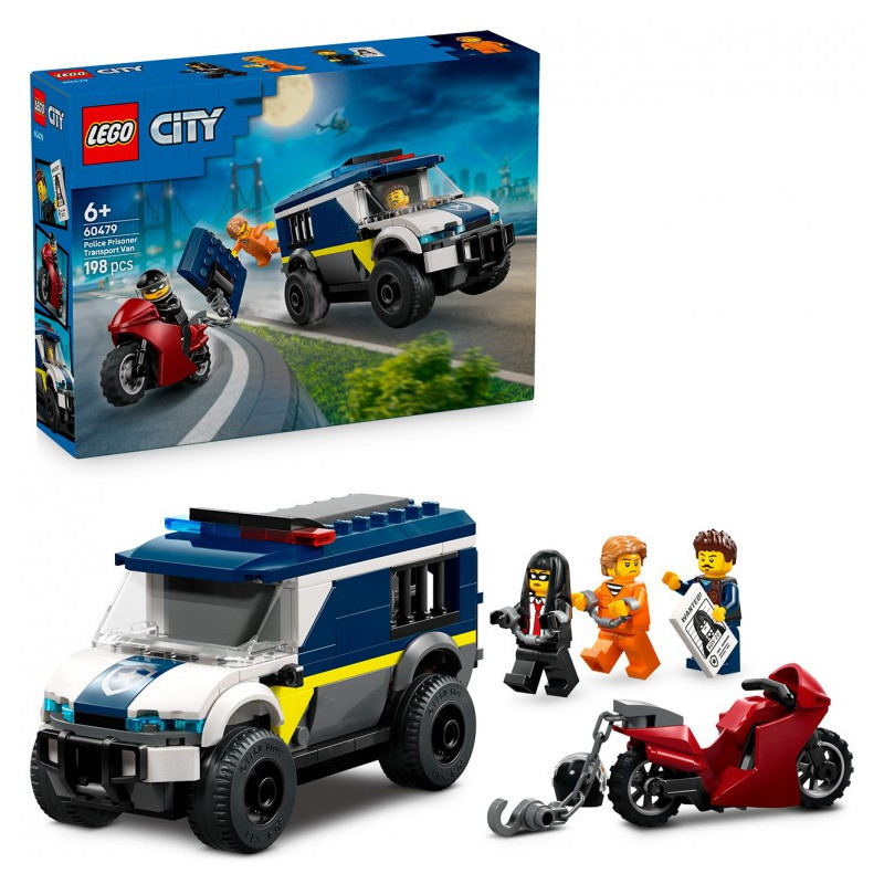 LEGO City Furgoneta de Transporte Penitenciario de Policía 60479