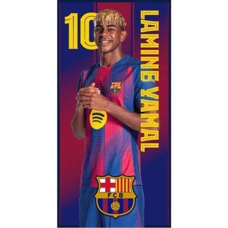 Toalla Lamine Yamal F.C Barcelona Microfibra 70x140cm