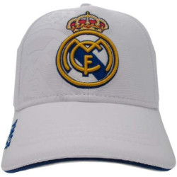 Gorra Oficial Real Madrid Cf Blanca Niño