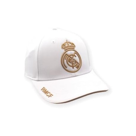 Gorra Oficial Real Madrid Cf Blanca Niño