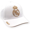 Gorra Oficial Real Madrid Cf Blanca Niño